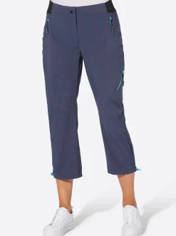 Hosen| Caprihose in wasserabweisender Qualität nachtblau