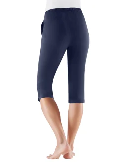 Homewear|feel good Capri-Hosen beere+marine
