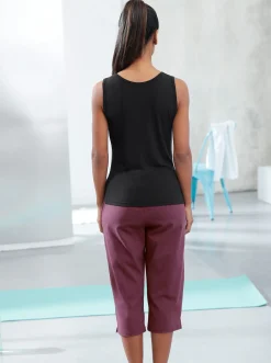 Homewear|feel good Capri-Hosen beere+marine