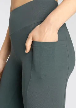 Hosen|Vivance Caprileggings grün