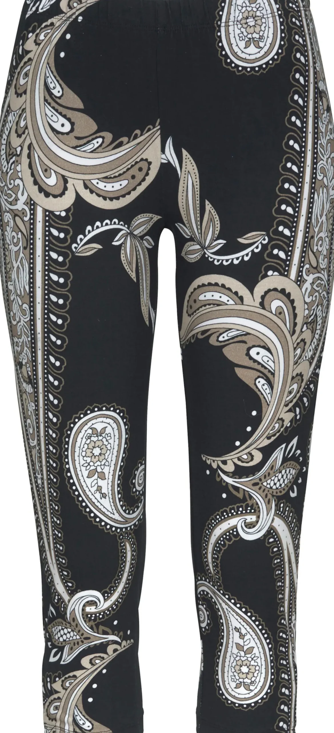 Strandmode|LASCANA Caprileggings schwarz-bedruckt