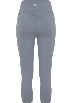 Hosen|LASCANA ACTIVE Caprileggings blaugrau