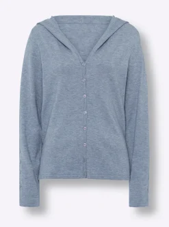 Strickjacken|heine Cardigan bleu-meliert