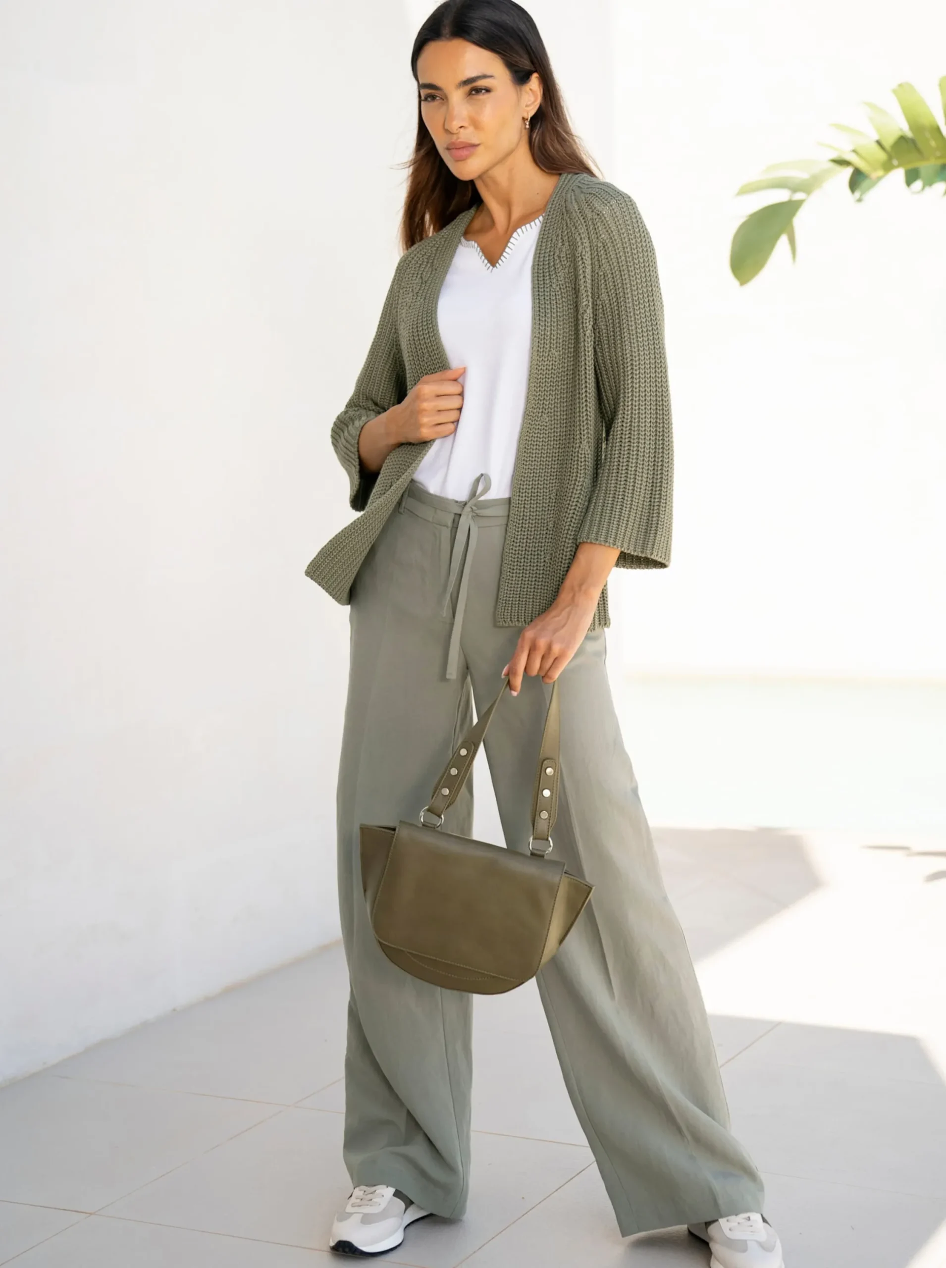 Strickjacken|heine Cardigan khaki