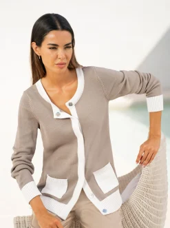 Strickjacken|heine Cardigan sesam-ecru