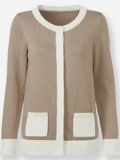 Strickjacken|heine Cardigan sesam-ecru