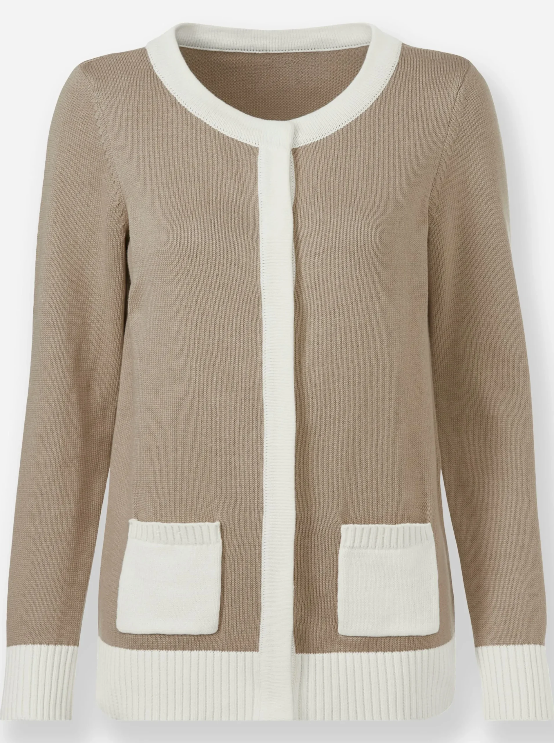 Strickjacken|heine Cardigan sesam-ecru