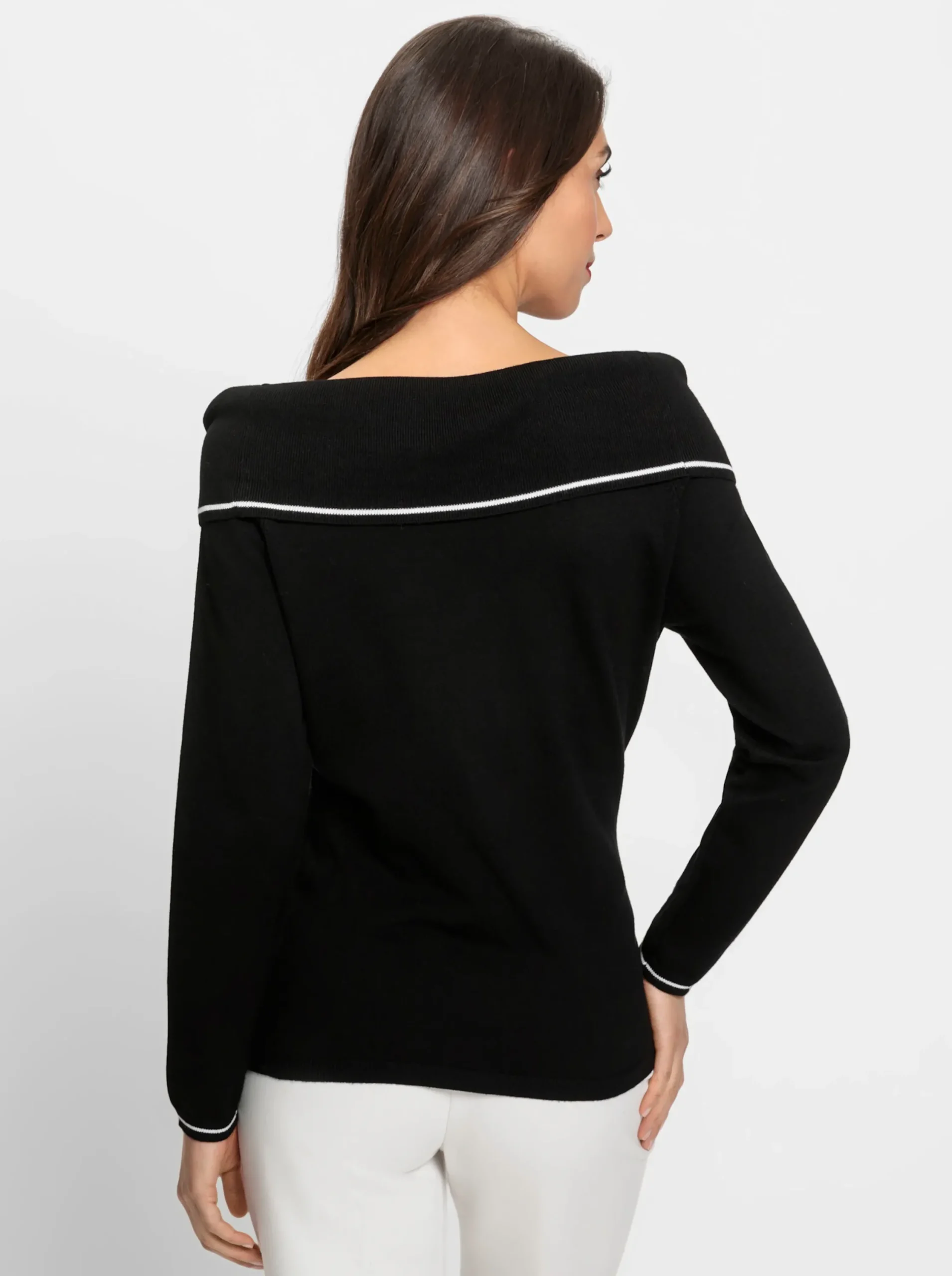 Pullover|heine Carmenpullover schwarz