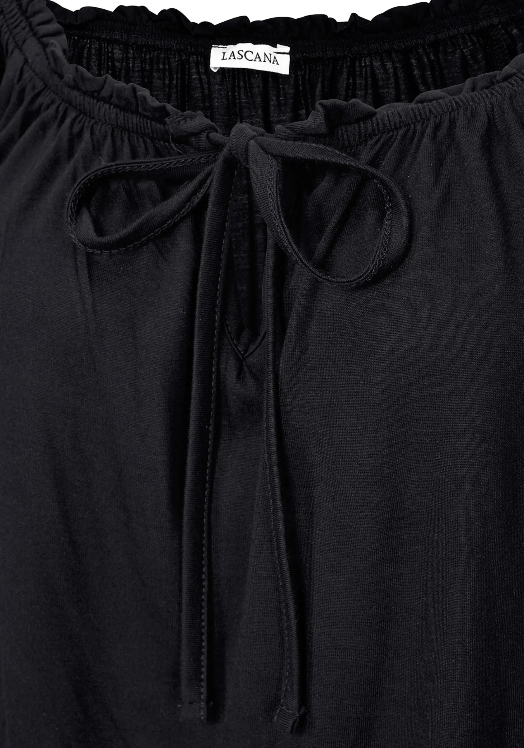 Strandmode|Shirts|LASCANA Carmenshirt schwarz