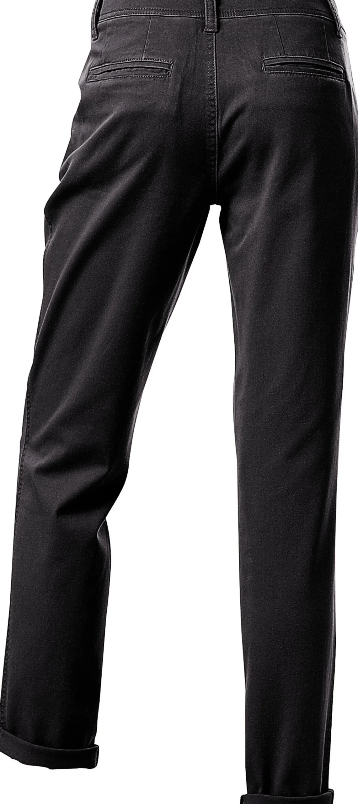Basics|Hosen|heine Chinohose in Karotten-Form schwarz