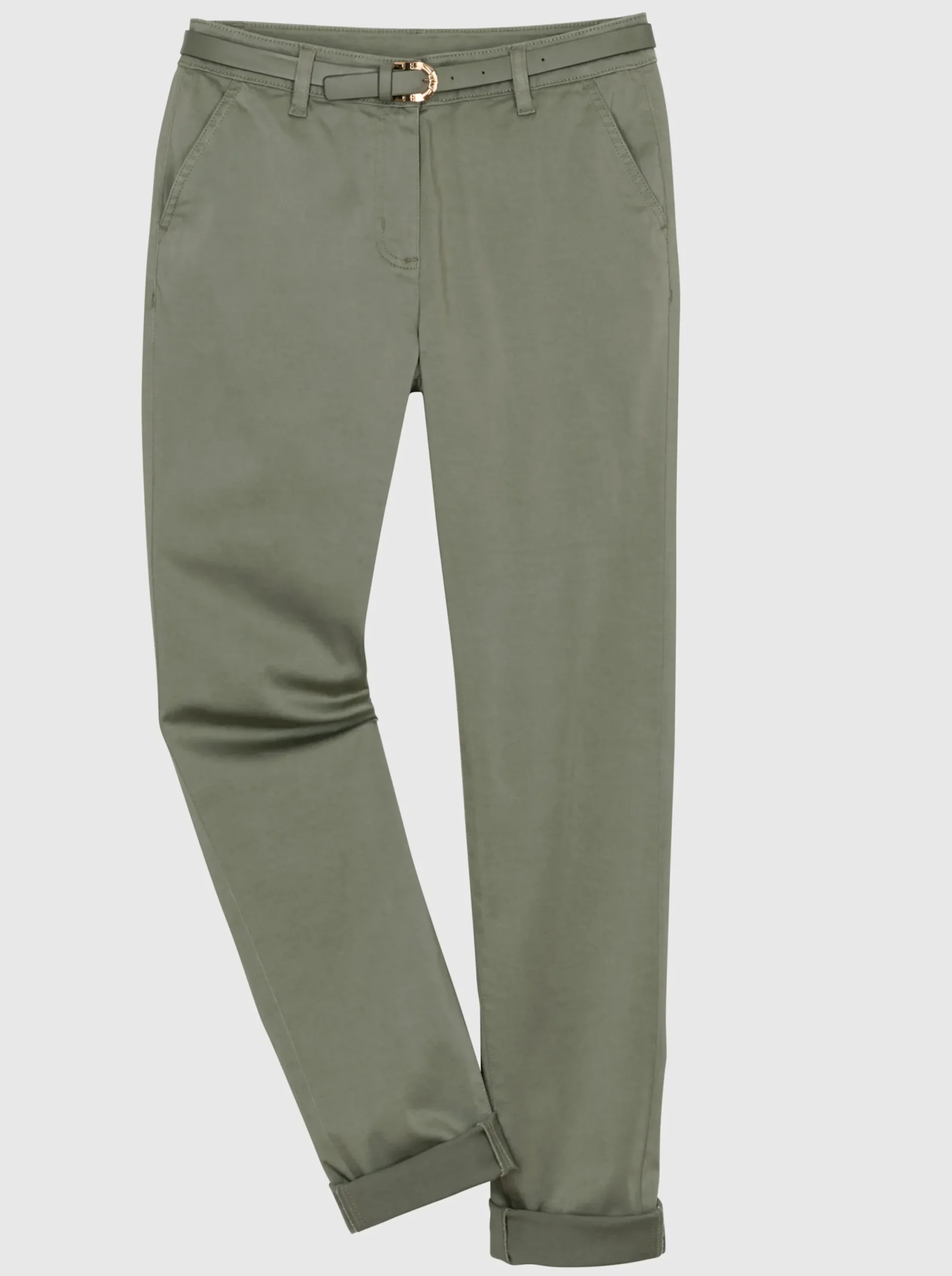 Hosen| Chinohose inklusive Gürtel khaki