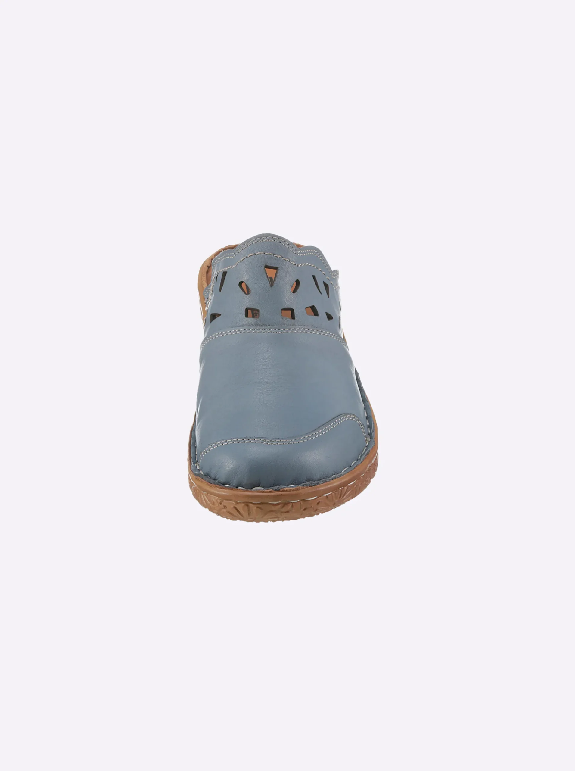 Pantoletten|airsoft modern+ Clog taubenblau
