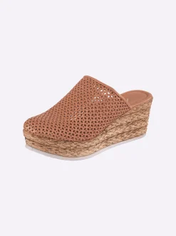 Pantoletten|Andrea Conti Clog camel