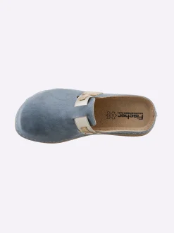 Pantoletten|Fischer Clog jeansblau