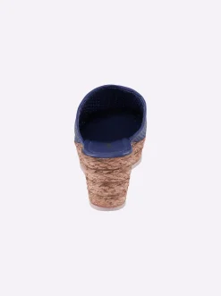 Pantoletten|Andrea Conti Clog jeansblau