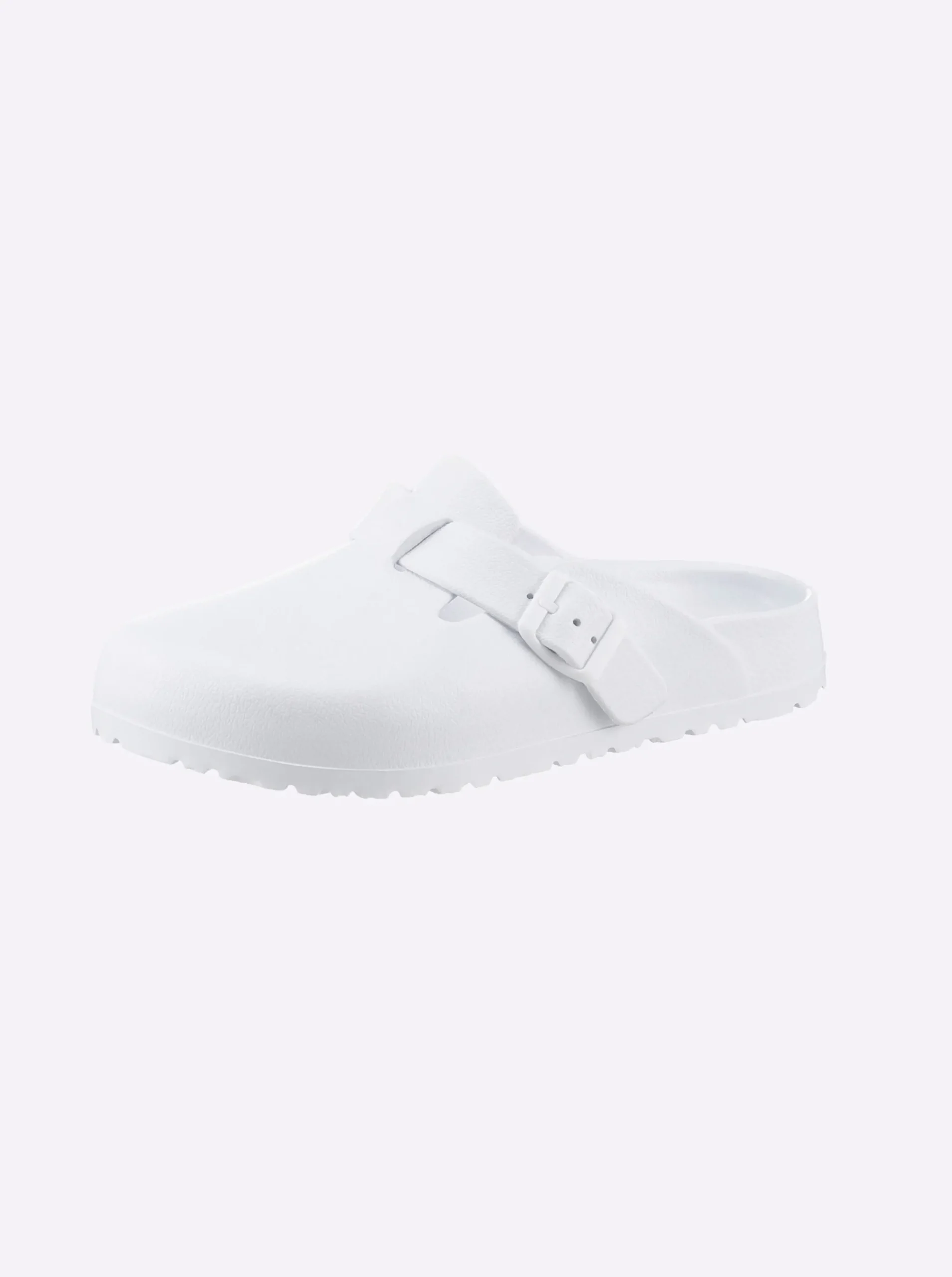 Pantoletten| Clog in Weite F weiß