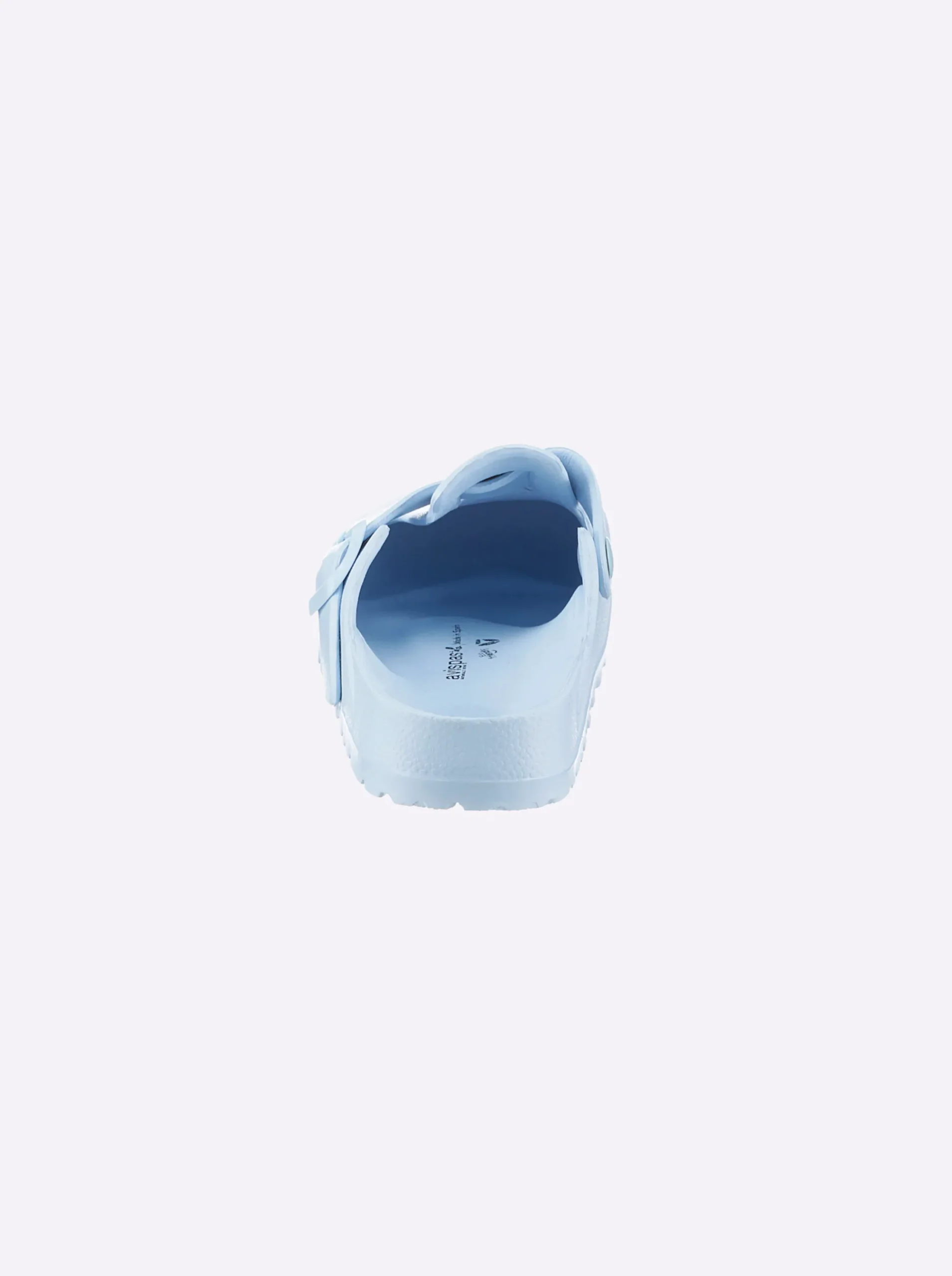 Pantoletten| Clog in Weite F hellblau