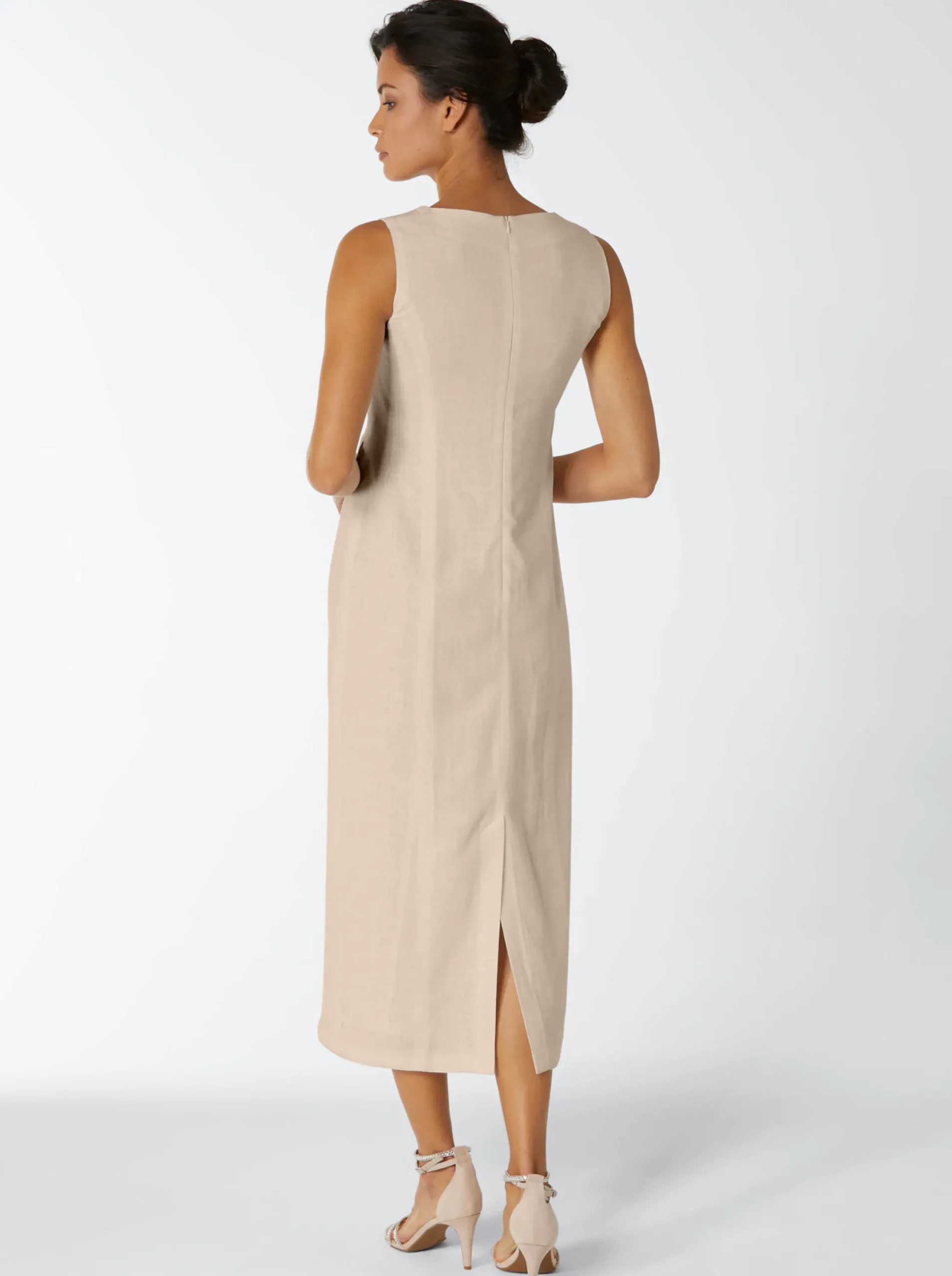 Kleider|heine Cocktailkleid beige