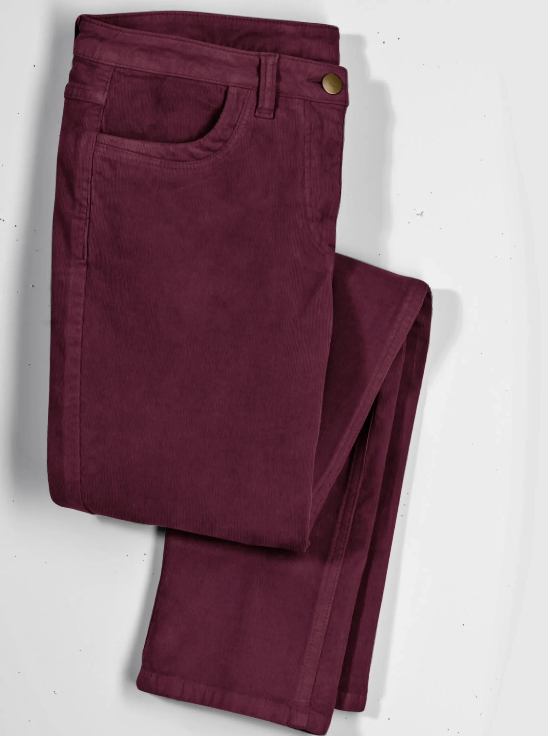 Hosen| Cordhose in Stretch-Qualität burgund