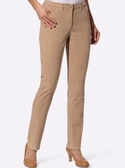 Hosen| Cordhose in Stretch-Qualität camel