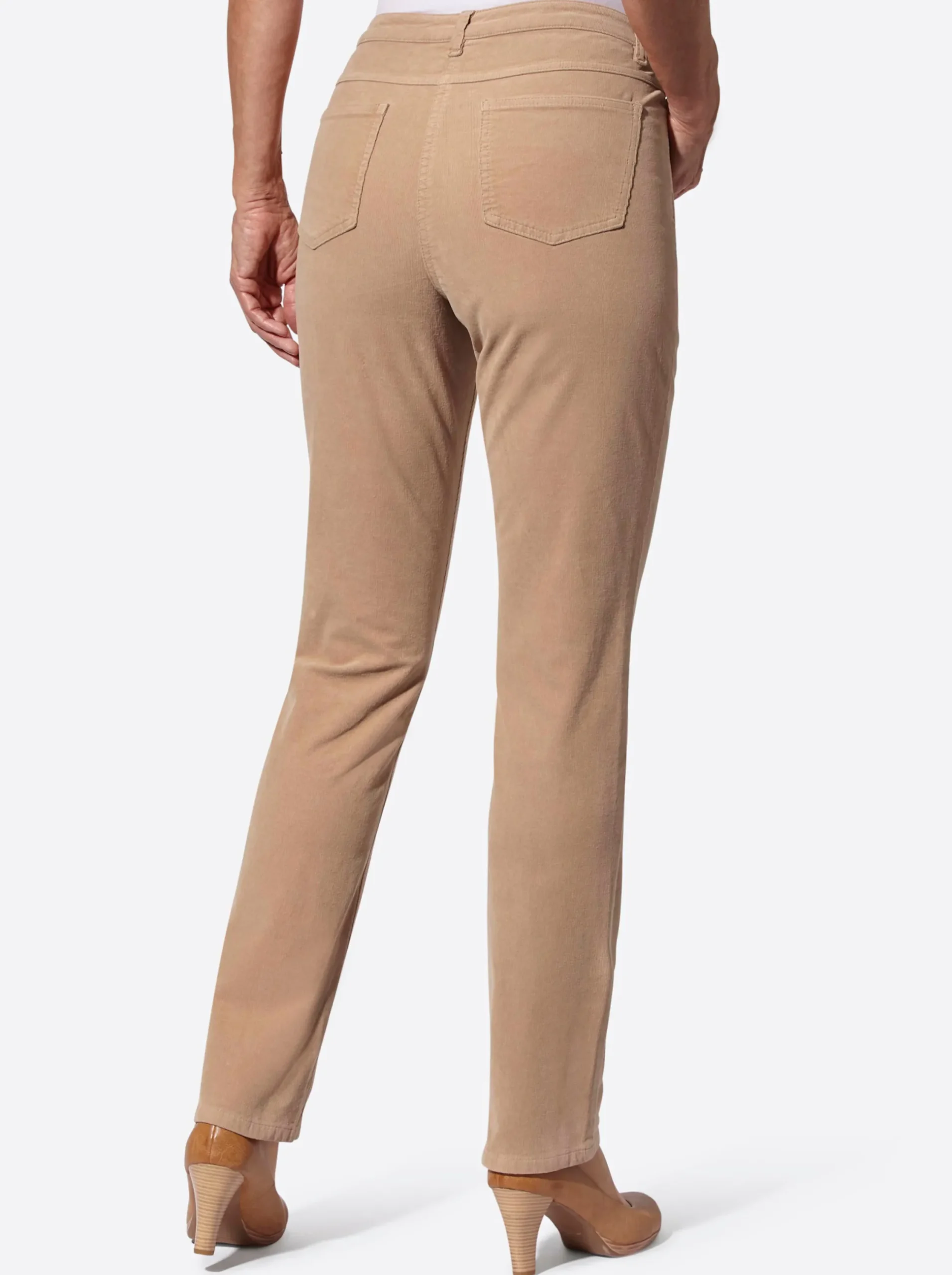 Hosen| Cordhose in Stretch-Qualität camel