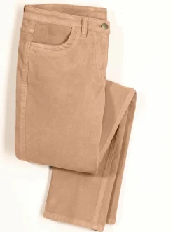 Hosen| Cordhose in Stretch-Qualität camel