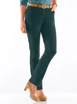 Hosen| Cordhose in Stretch-Qualität petrol