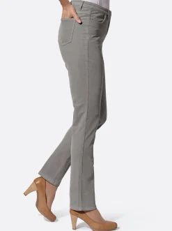 Hosen| Cordhose in Stretch-Qualität grau