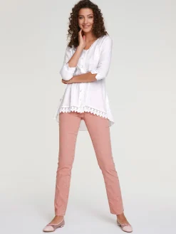 Hosen|heine Cordhose mit Stretch rosenholz