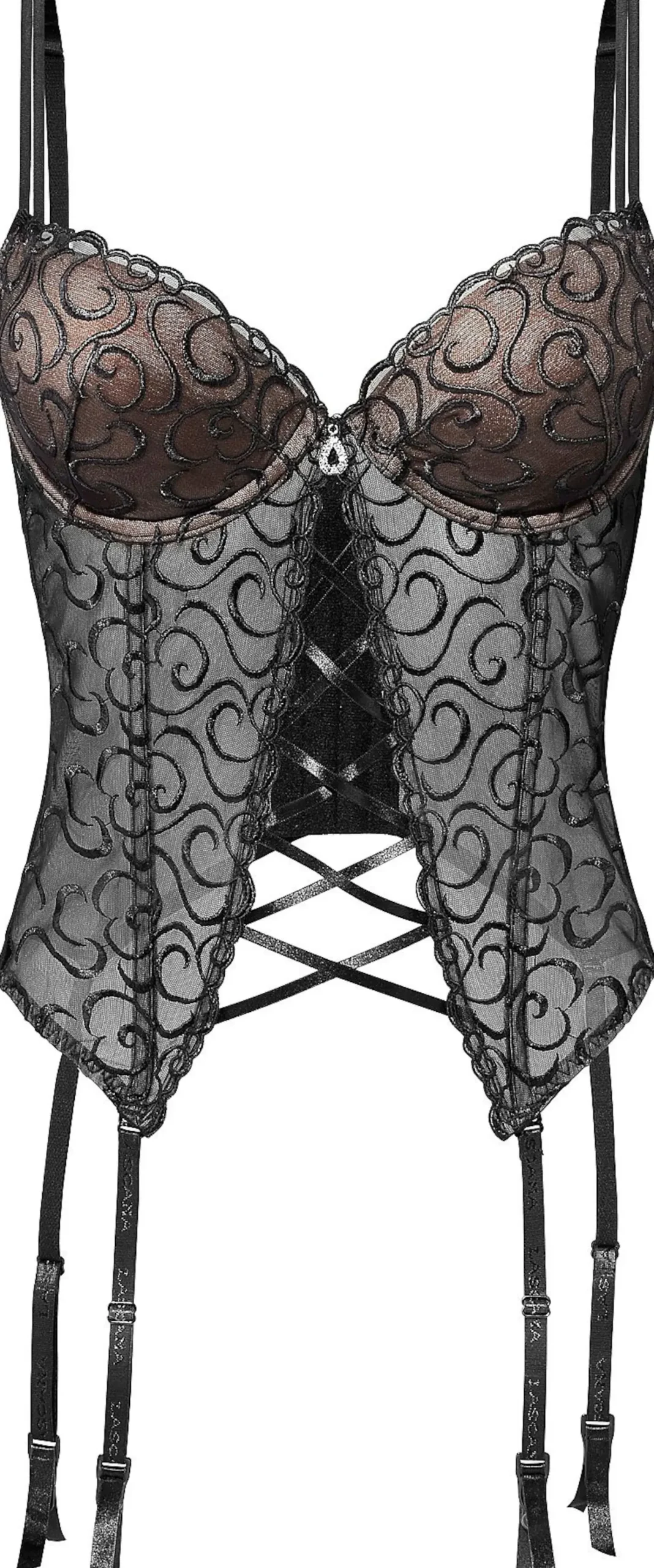 Bodies & Unterhemden|LASCANA Corsage schwarz