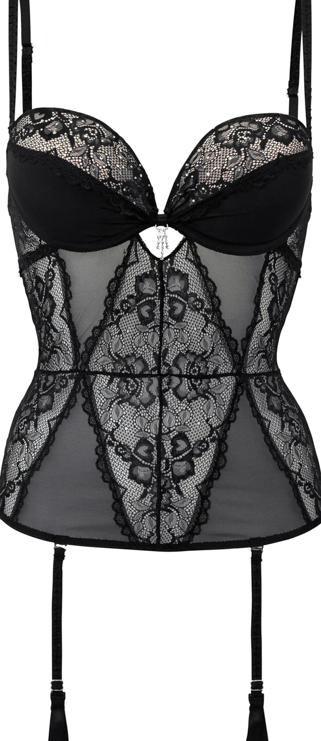 Bodies & Unterhemden|LASCANA Corsage schwarz