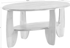 Tische|Home affaire Couchtisch kernbuche
