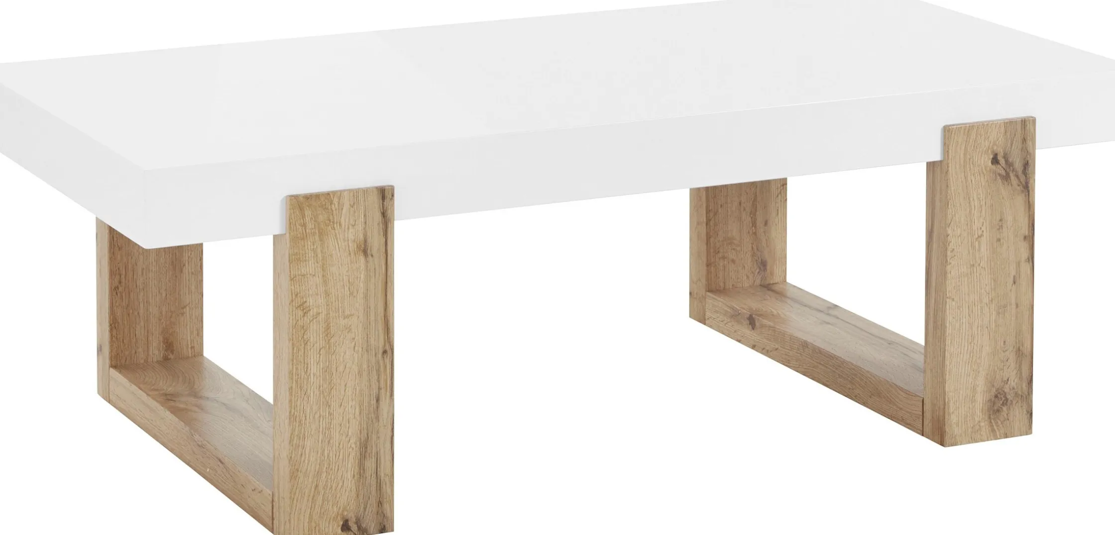 Tische|INOSIGN Couchtisch naturfarben/weiß