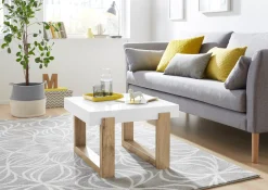 Tische|INOSIGN Couchtisch naturfarben/weiß