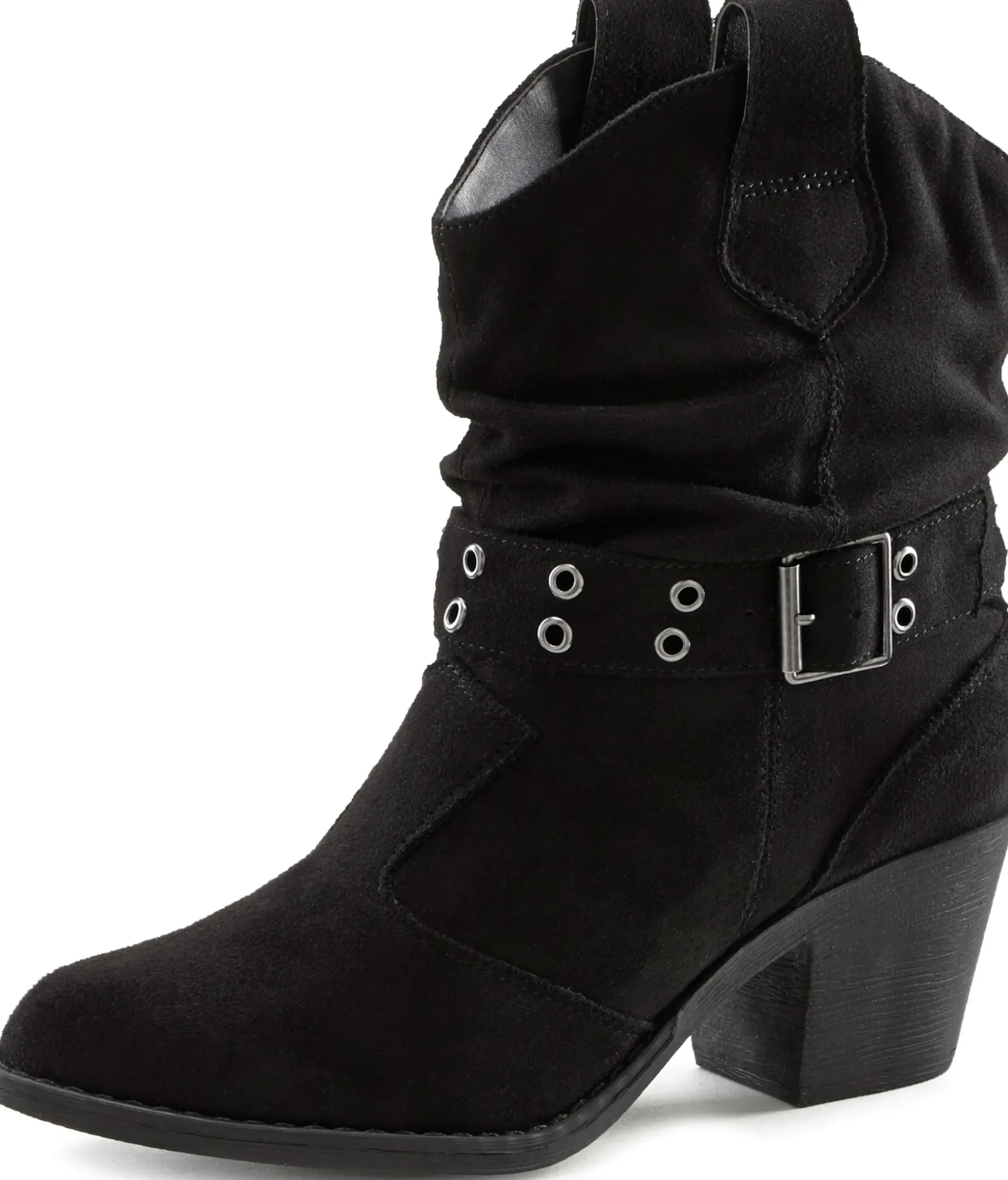 Stiefeletten|Stiefel|LASCANA Cowboy Stiefelette schwarz