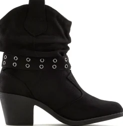 Stiefeletten|Stiefel|LASCANA Cowboy Stiefelette schwarz