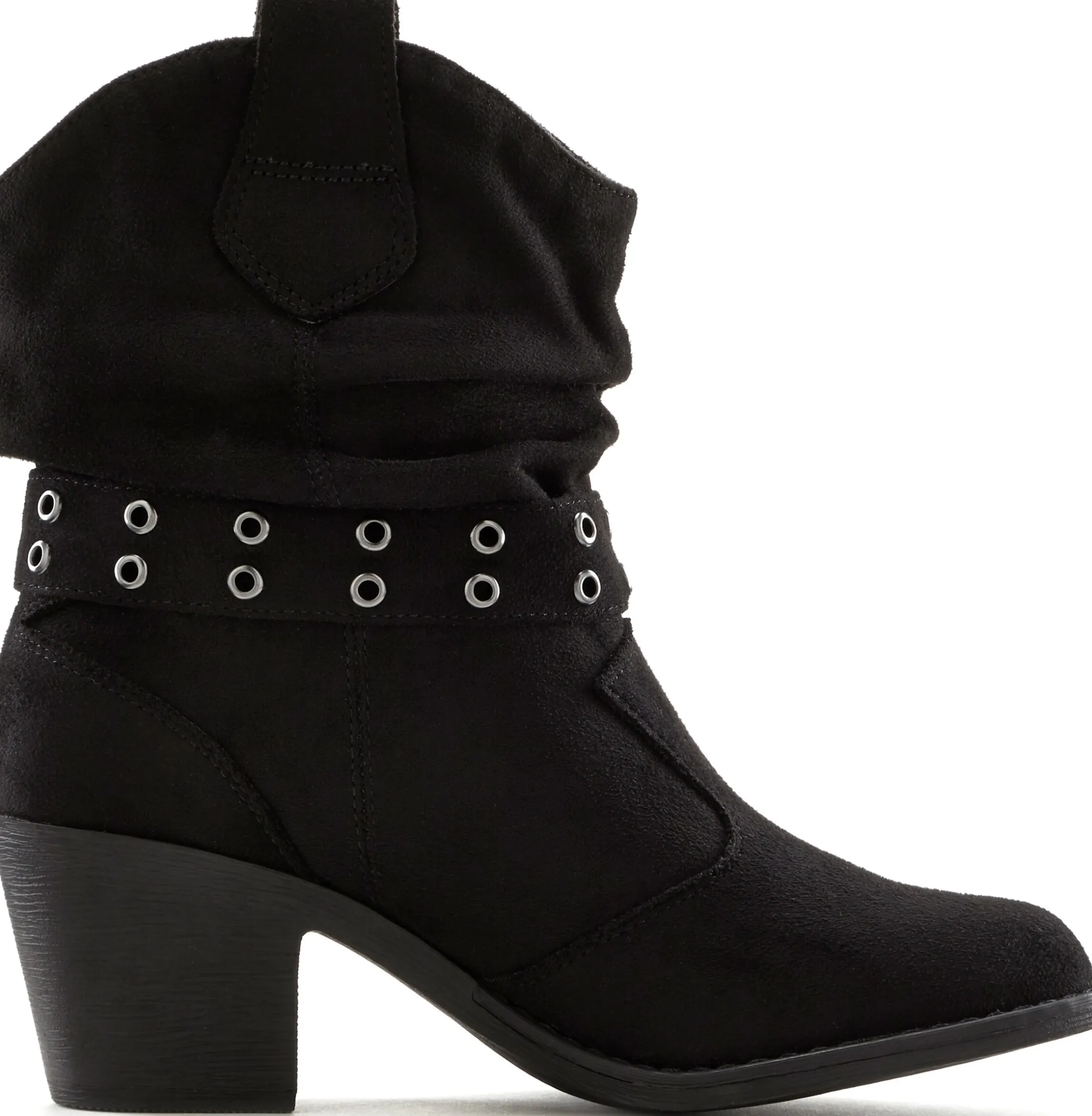 Stiefeletten|Stiefel|LASCANA Cowboy Stiefelette schwarz