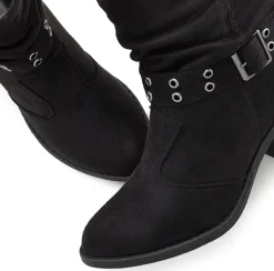 Stiefeletten|Stiefel|LASCANA Cowboy Stiefelette schwarz