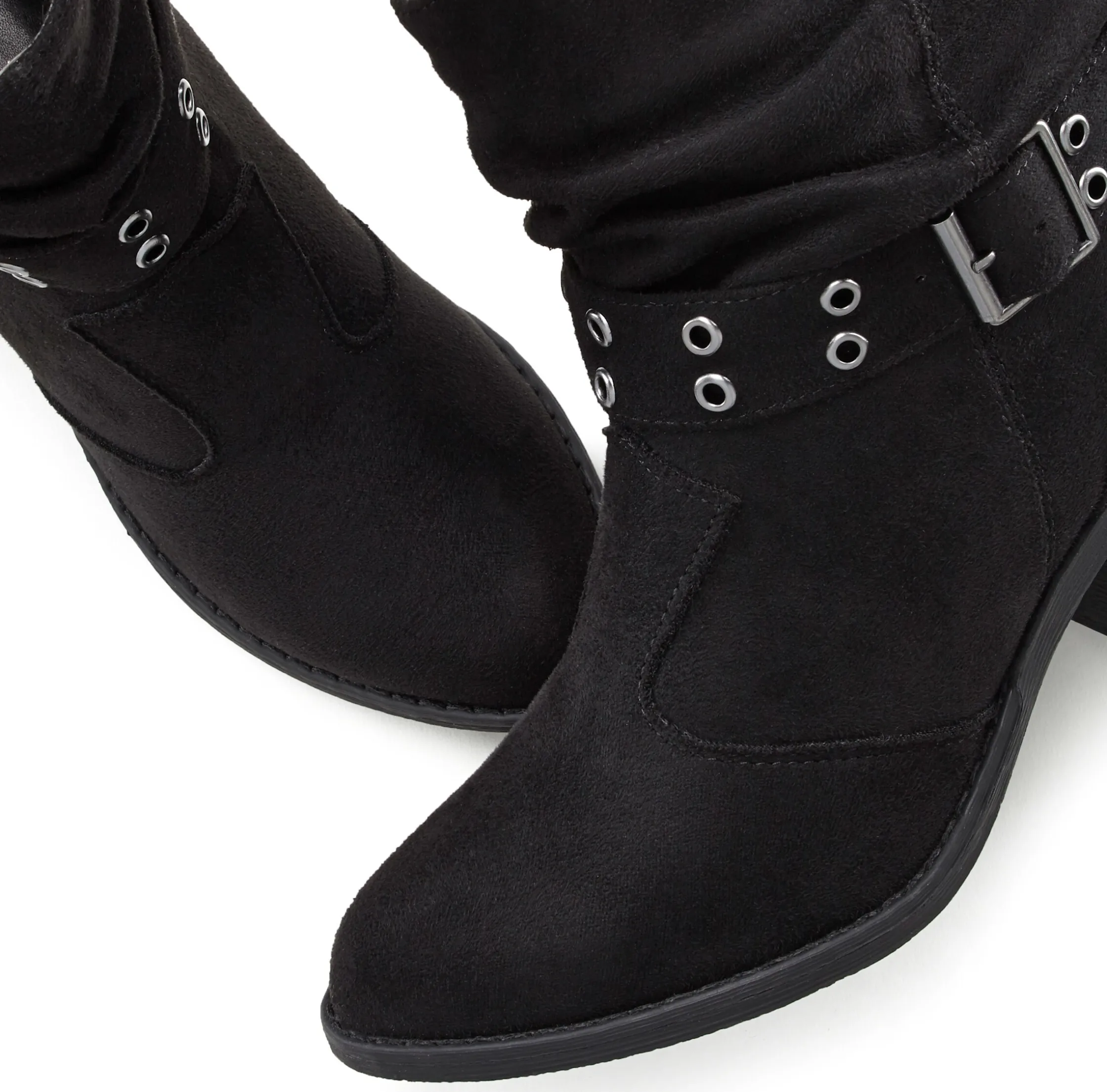 Stiefeletten|Stiefel|LASCANA Cowboy Stiefelette schwarz