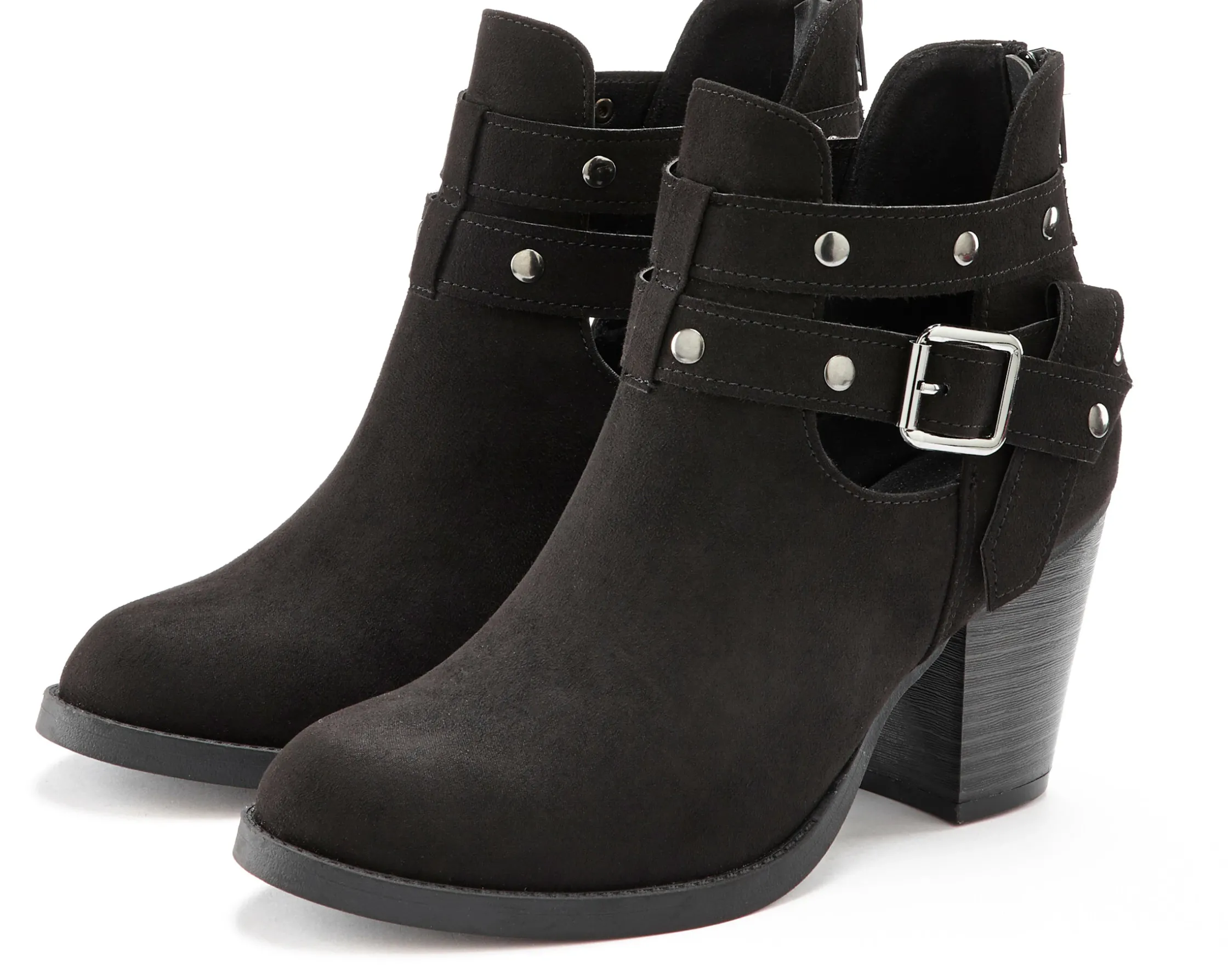 Stiefeletten|Stiefel|LASCANA Cowboy Stiefelette schwarz