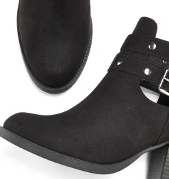 Stiefeletten|Stiefel|LASCANA Cowboy Stiefelette schwarz