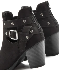 Stiefeletten|Stiefel|LASCANA Cowboy Stiefelette schwarz