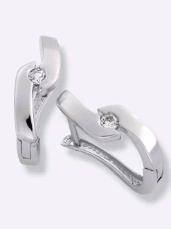 Schmuck| Creole Weißgold375