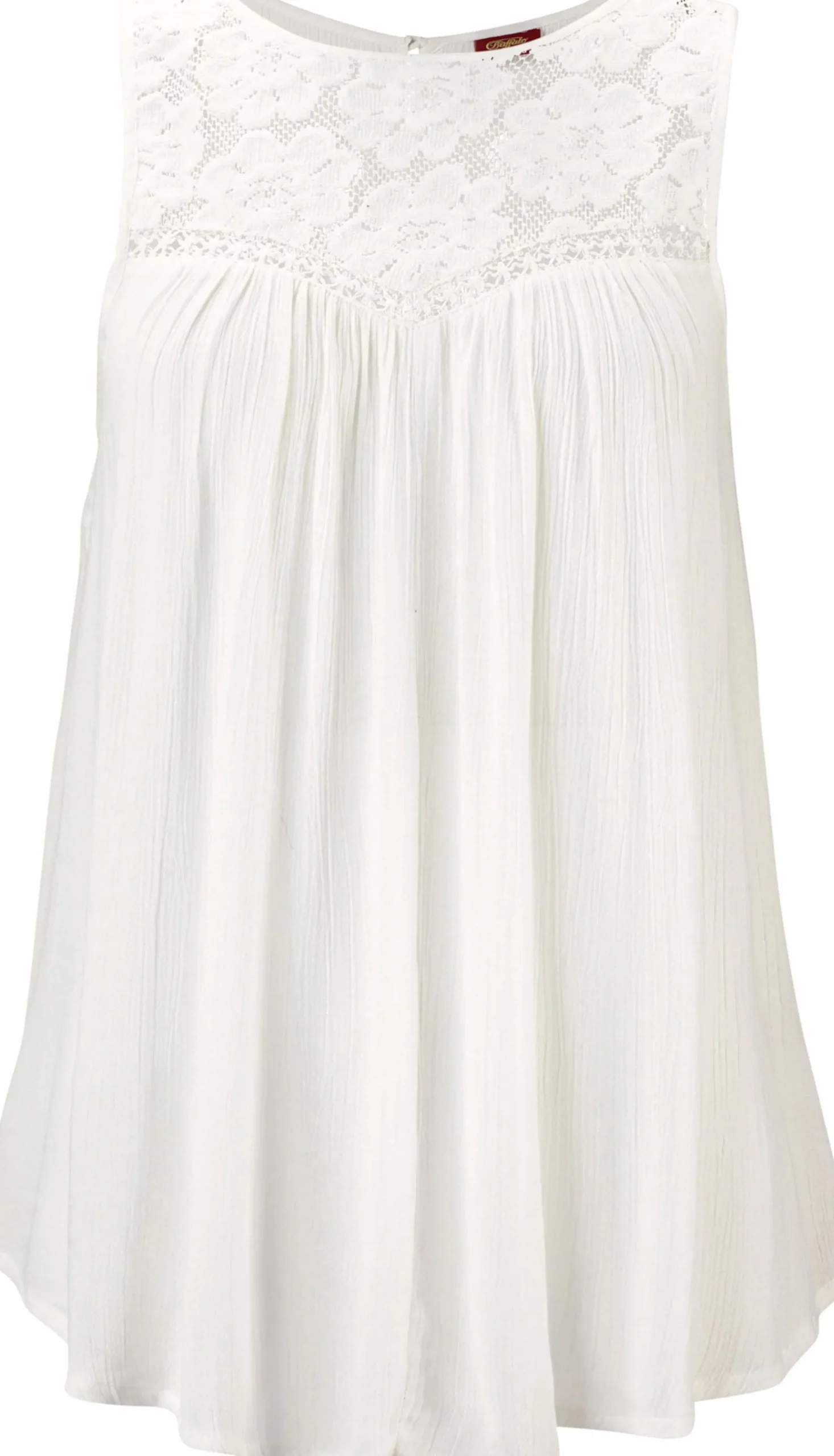 Strandmode|Buffalo Crepebluse creme