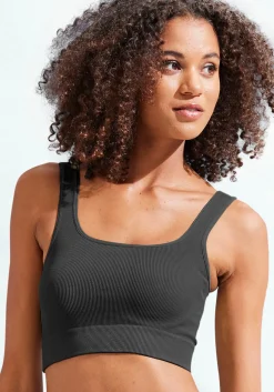 Strandmode|Shirts|LASCANA Crop-Top schwarz