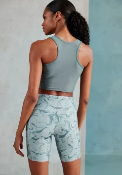 Shirts|LASCANA ACTIVE Crop-Top dunkelgrün