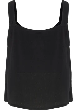Strandmode|Shirts|Vivance Crop-Top schwarz