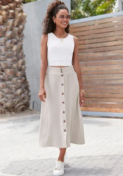 Shirts|LASCANA Crop-Top weiß+schwarz