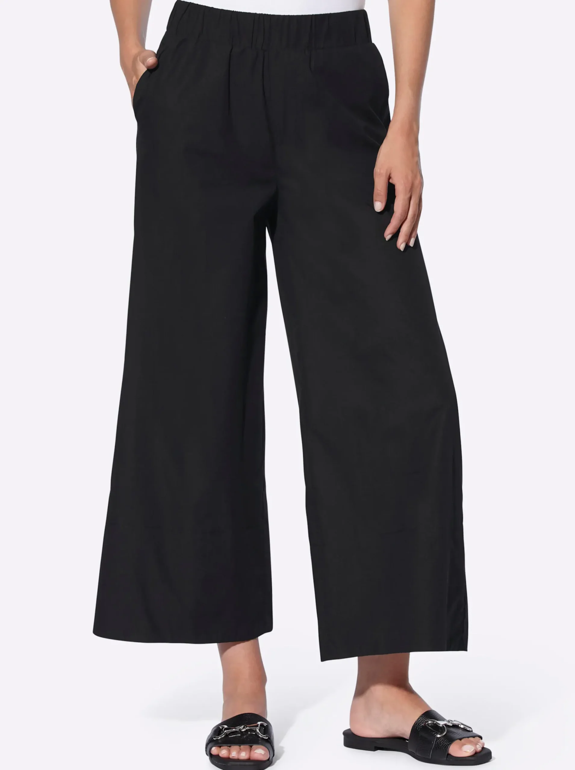 Hosen|heine Culotte schwarz