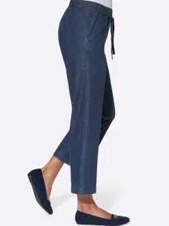 Jeans| Culotte blue-stone-washed
